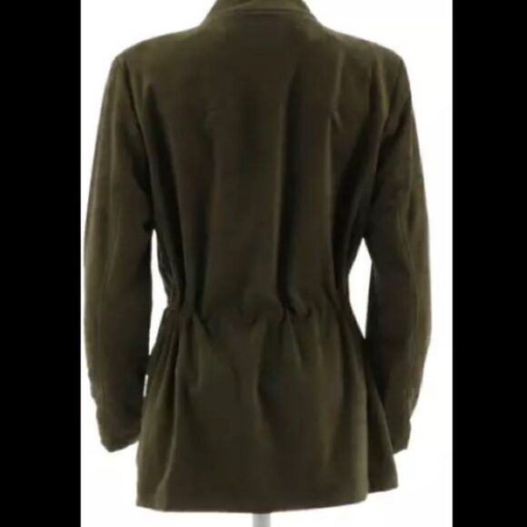 Linea Louis Dell” Olio faux suede jacket AnorakXXS - Picture 2 of 12